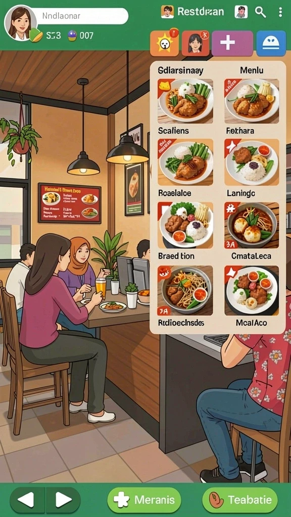 5zk - Momen seru saat berinteraksi dengan teman dalam mode multiplayer.