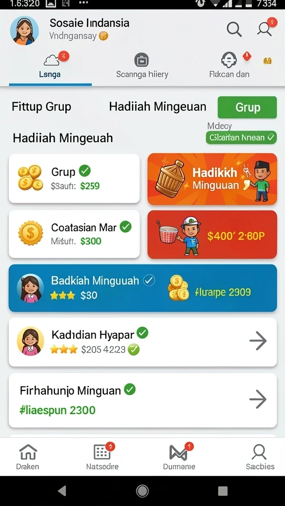 kakrp - Tampilan antarmuka yang intuitif dan menarik.